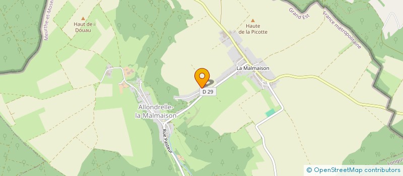 localisation de l'entreprise MONSIEUR LAURENT WAGNER  ALLONDRELLE-LA-MALMAISON