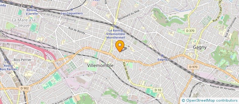 localisation de l'entreprise MONSIEUR LAURENT WAJS à VILLEMOMBLE