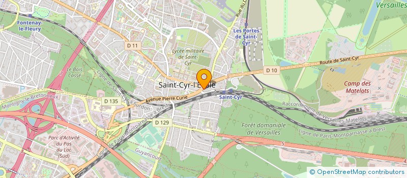 localisation de l'entreprise MONSIEUR LAURENT WANG à SAINT-CYR-L'ECOLE
