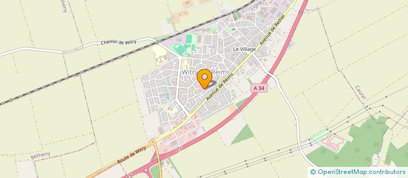 localisation de l'entreprise MONSIEUR LAURENT WARGNY à WITRY-LES-REIMS