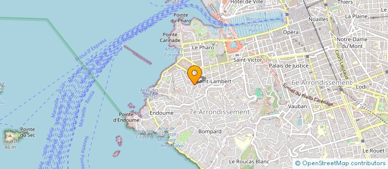 localisation de l'entreprise MONSIEUR LAURENT WASSOUF  MARSEILLE