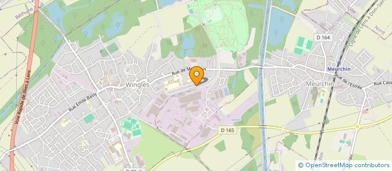 localisation de l'entreprise MONSIEUR LAURENT WAWRZYNIAK  MEURCHIN