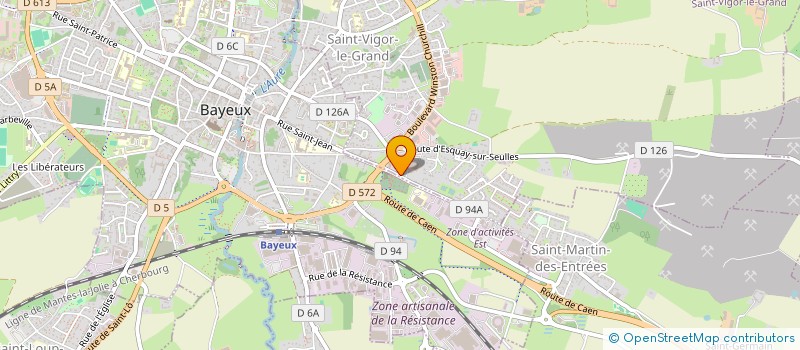 localisation de l'entreprise MONSIEUR LAURENT WAYMEL-LETENEUR  SAINT-VIGOR-LE-GRAND