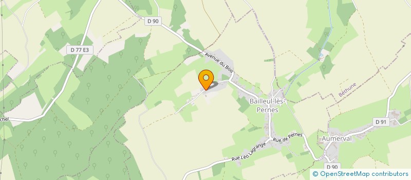 localisation de l'entreprise MONSIEUR LAURENT WEPPE  BAILLEUL-LES-PERNES