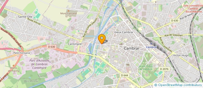 localisation de l'entreprise MONSIEUR LAURENT WILFART à CAMBRAI