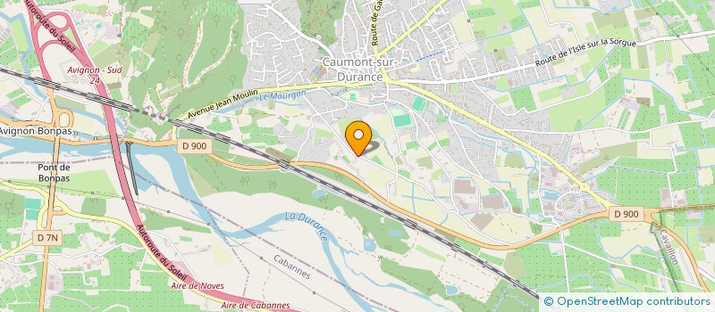 localisation de l'entreprise MONSIEUR LAURENT WINAUD-TUMBACH  CAUMONT-SUR-DURANCE