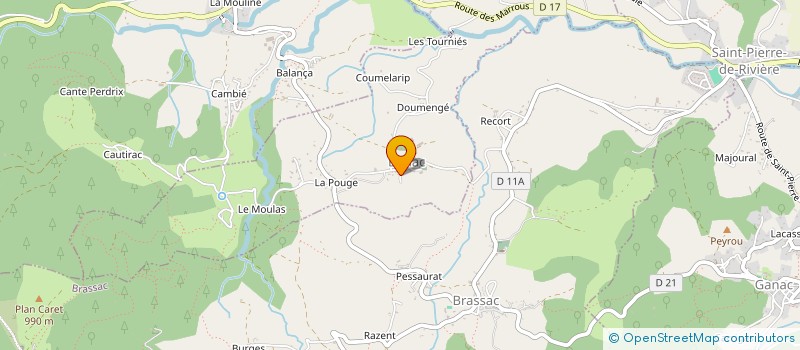 localisation de l'entreprise MONSIEUR LAURENT WINSBACK à BRASSAC