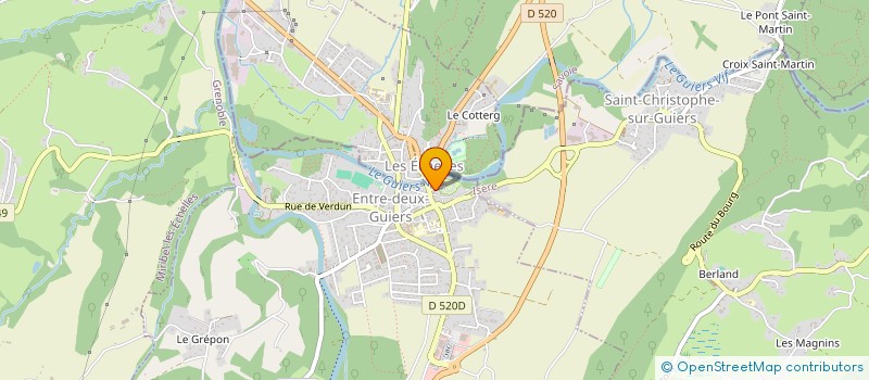 localisation de l'entreprise MONSIEUR LAURENT WIRTH à ENTRE-DEUX-GUIERS