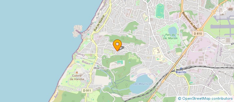 localisation de l'entreprise MONSIEUR LAURENT WOIRLIER à BIARRITZ