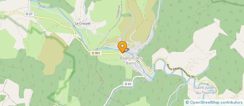 localisation de l'entreprise MONSIEUR LAURENT WOZNIAK  MONT LOZERE ET GOULET