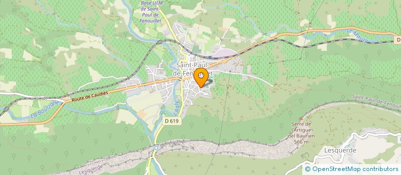 localisation de l'entreprise MONSIEUR LAURENT XANCHO  SAINT-PAUL-DE-FENOUILLET