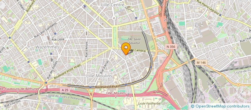 localisation de l'entreprise MONSIEUR LAURENT ZANELLO à LILLE