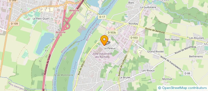localisation de l'entreprise MONSIEUR LAURENT ZAOUI à MONTMERLE-SUR-SAONE