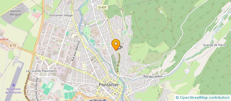 localisation de l'entreprise MONSIEUR LAURENT ZAUGG à PONTARLIER