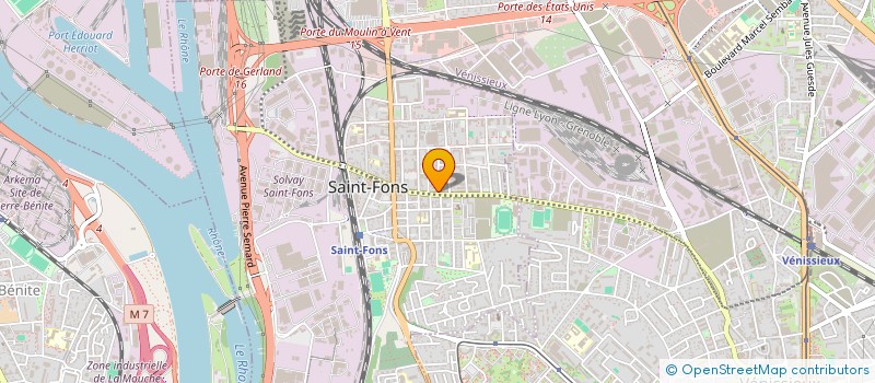localisation de l'entreprise MONSIEUR LAURENT ZEKRI à SAINT-FONS