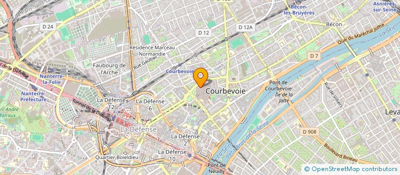 localisation de l'entreprise MONSIEUR LAURENT ZHU à COURBEVOIE