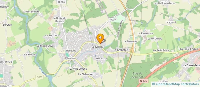 localisation de l'entreprise MONSIEUR LAURENT ZILLI à PLESLIN-TRIGAVOU