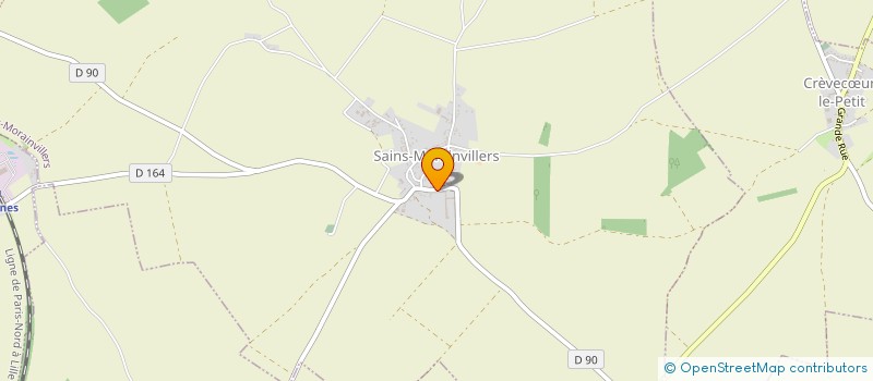 localisation de l'entreprise MONSIEUR LAURENT ZIMA  SAINS-MORAINVILLERS