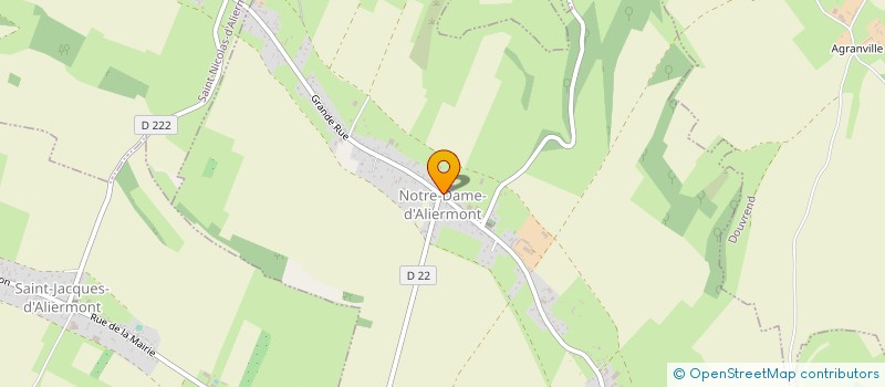 localisation de l'entreprise MONSIEUR LAURENT ZIMMERMANN  NOTRE-DAME-D'ALIERMONT