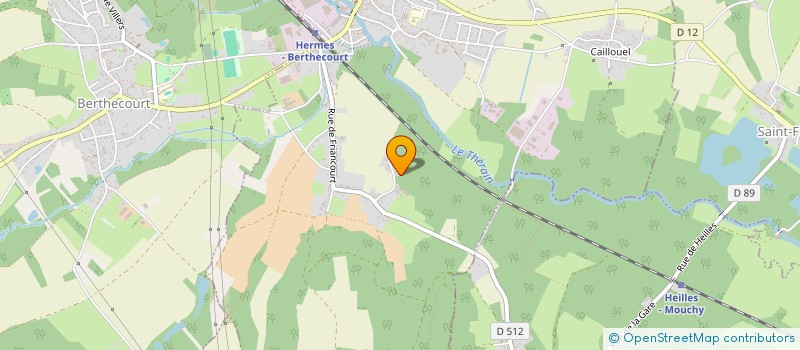 localisation de l'entreprise MONSIEUR LAURENTIN LUC  HERMES