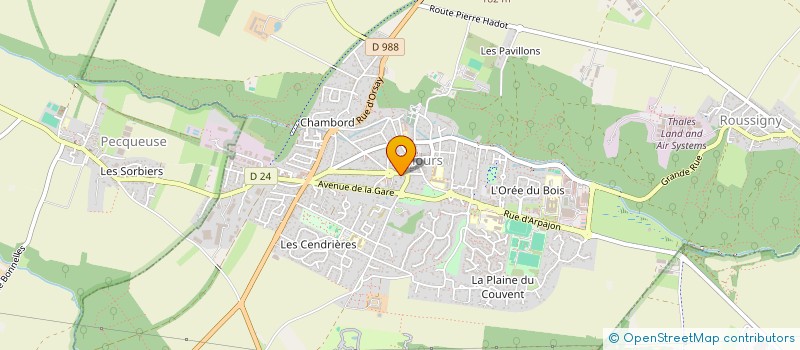 localisation de l'entreprise MONSIEUR LAURENTIU BURAC  LIMOURS