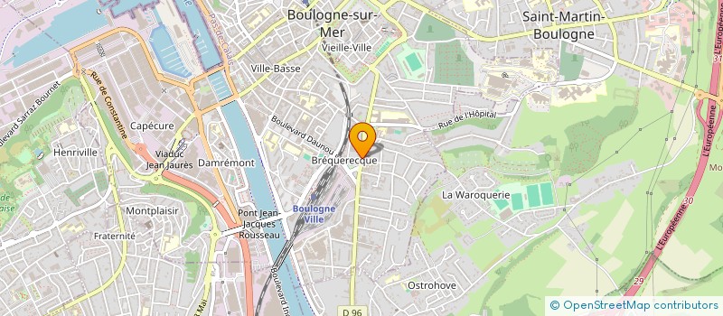 localisation de l'entreprise MONSIEUR LAURENTIU CIRPACI  BOULOGNE-SUR-MER