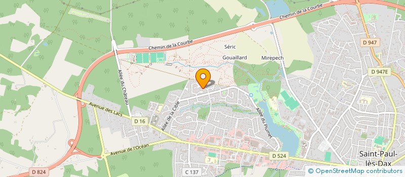 localisation de l'entreprise MONSIEUR LAURENTIU EUGEN ANDREI  ST-PAUL-LES-DAX
