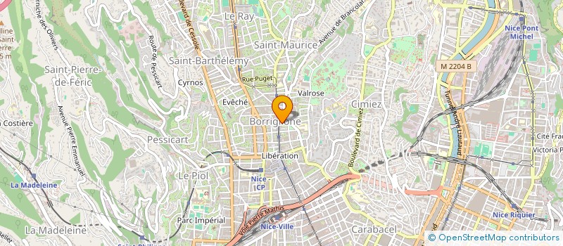 localisation de l'entreprise MONSIEUR LAURENTIU GAVRILOIU à NICE