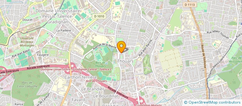 localisation de l'entreprise MONSIEUR LAURENTIU MACESARU  GRADIGNAN