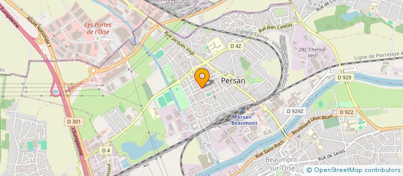 localisation de l'entreprise MONSIEUR LAURENTIU-MARIAN MARIN  PERSAN