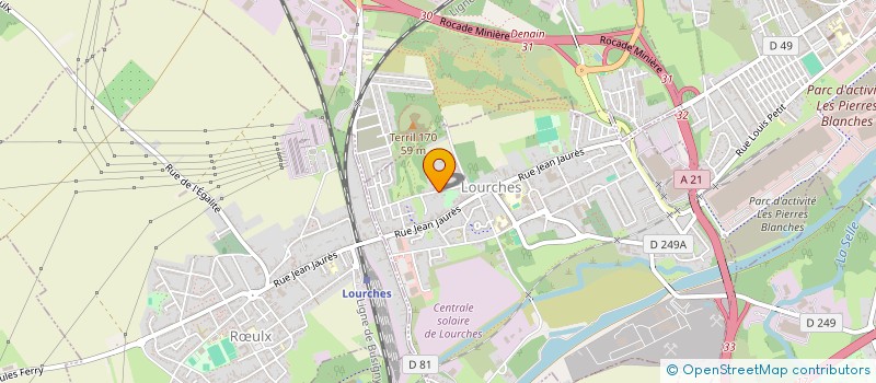 localisation de l'entreprise MONSIEUR LAURENTIU MIHAI  LOURCHES