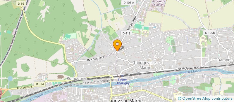 localisation de l'entreprise MONSIEUR LAURENTIU-NICOLAE DOBRE  THORIGNY-SUR-MARNE