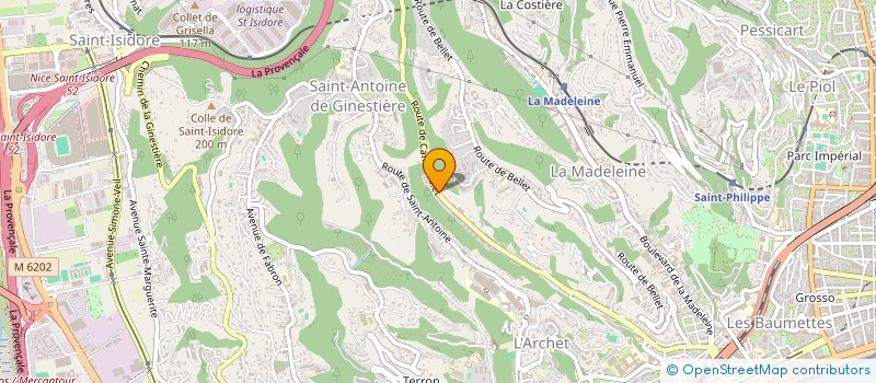 localisation de l'entreprise MONSIEUR LAURENTIU STARCA à NICE
