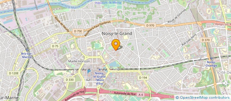 localisation de l'entreprise MONSIEUR LAURENTIU STOICA à NOISY-LE-GRAND