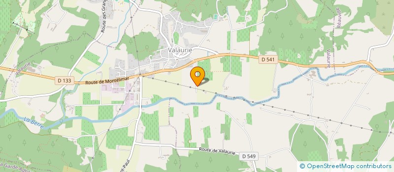 localisation de l'entreprise MONSIEUR LAURENZO GUITTARD  VALAURIE