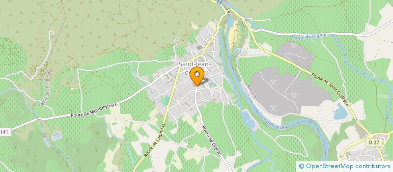 localisation de l'entreprise MONSIEUR LAURES GALHAC  SAINT-JEAN-DE-FOS