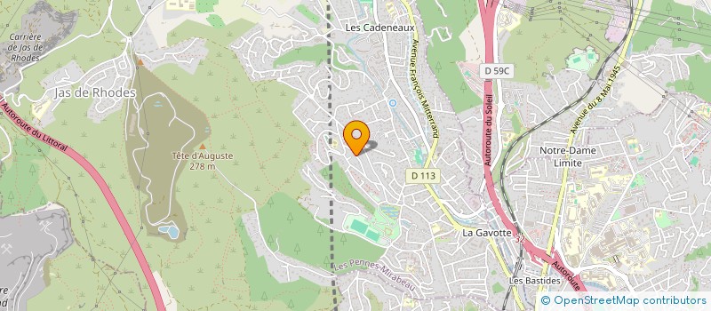 localisation de l'entreprise MONSIEUR LAURET PALOMBA à LES PENNES MIRABEAU
