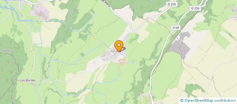 localisation de l'entreprise MONSIEUR LAURIAN BONNAUD  MIERY