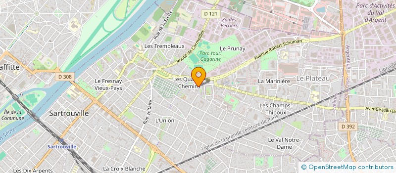 localisation de l'entreprise MONSIEUR LAURIAN NOUGA à SARTROUVILLE