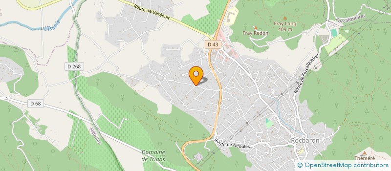 localisation de l'entreprise MONSIEUR LAURIC THIAULT  ROCBARON