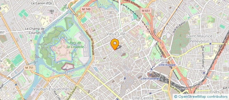 localisation de l'entreprise MONSIEUR LAURICK BARDIN à LILLE