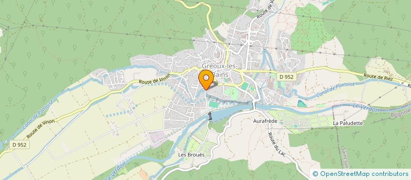 localisation de l'entreprise MONSIEUR LAURICK BRUNET à GREOUX-LES-BAINS