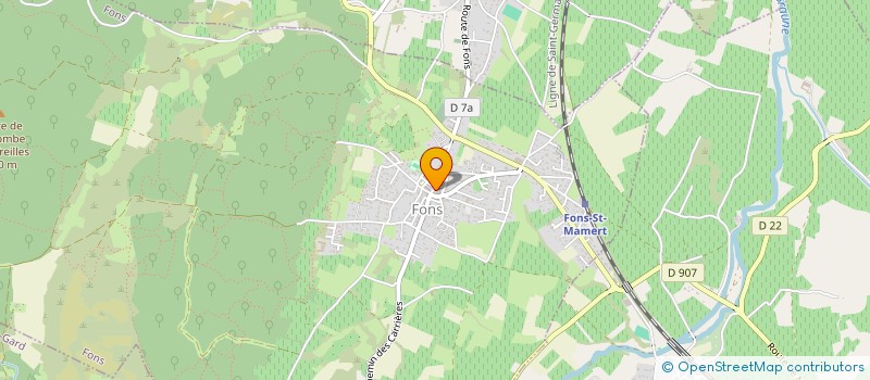 localisation de l'entreprise MONSIEUR LAURICK DELPUECH  FONS