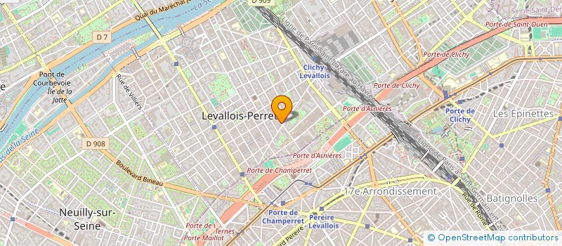 localisation de l'entreprise MONSIEUR LAURINDO DE JESUS TAVEIRA à LEVALLOIS-PERRET