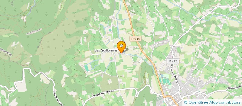 localisation de l'entreprise MONSIEUR LAURIS COUCAUD  MALAUCENE