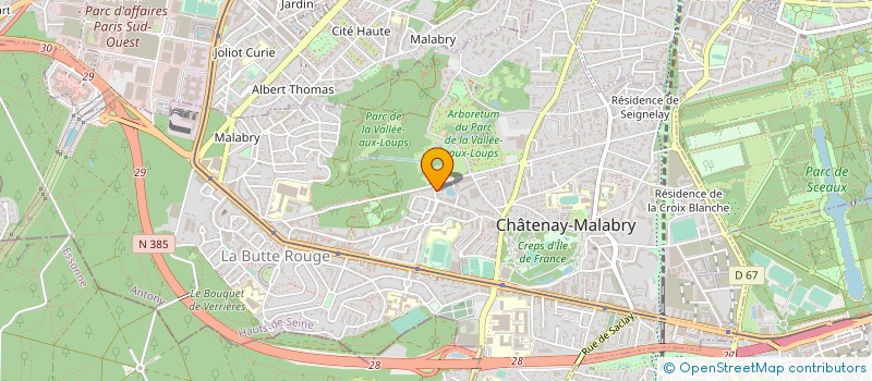 localisation de l'entreprise MONSIEUR LAURIS STEPHANI à CHATENAY-MALABRY
