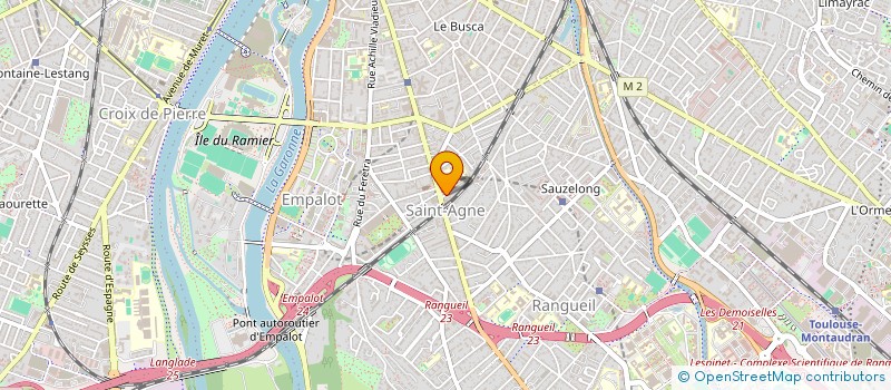 localisation de l'entreprise MONSIEUR LAURRENT UMBBA  TOULOUSE