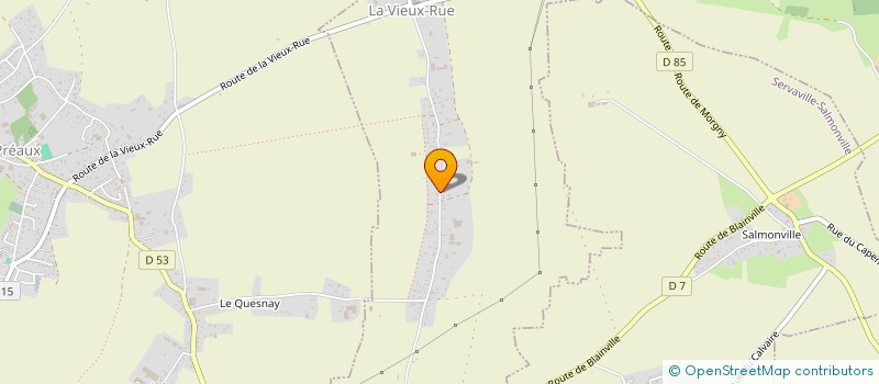 localisation de l'entreprise MONSIEUR LAURY DELHAYE  LA VIEUX-RUE