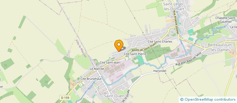 localisation de l'entreprise MONSIEUR LAURY LOUICHON  SAINT-LEGER-LES-DOMART