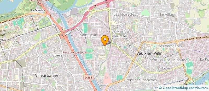 localisation de l'entreprise MONSIEUR LAURY MEJAN  VILLEURBANNE